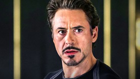 Robert Downey Jr as Iron Man's Tony Stark