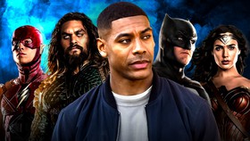 The Flash, Aquaman, Aaron Pierre as John Stewart, Batman, Wonder Woman
