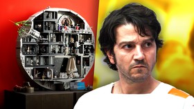 LEGO Death Star, Diego Luna as Cassian Andor in Andor.