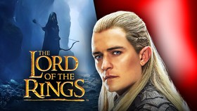 Seren in The Lord of the Rings and Orlando Bloom as Legolas.