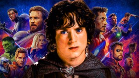 Lord of the Rings' Frodo, Marvel MCU characters in background