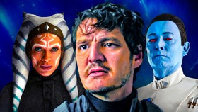 The Mandalorian Mandoverse characters Din Djarin, Ahsoka, Thrawn