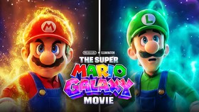 Mario and Luigi, Galaxy Movie Logo