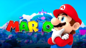 Super Mario, Mario logo.
