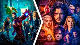 Avengers poster, game of thrones poster