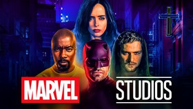 Marvel Netflix superheroes from Defenders, Marvel Studios logo