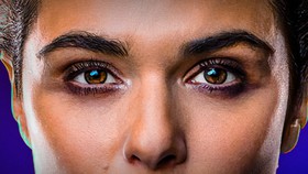 Melina Vostokoff, played by Rachel Weisz, close up face