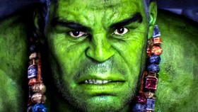 Hulk's face