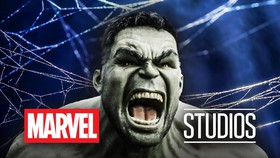 Gray Hulk, Marvel Studios logo.
