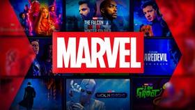 Marvel logo, TV show posters