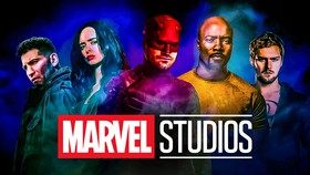 Marvel Studios Netflix heroes, logo