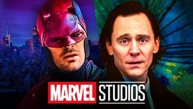 Marvel Studios logo, Daredevil and Loki