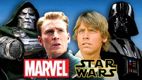 Doctor Doom, Captain America, Luke Skywalker, Darth Vader.