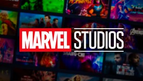 Marvel Studios logo and Marvel movie posters in background