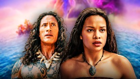 Moana, Dwayne Johnson as Maui.