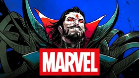 Mister Sinister from Marvel comics with Marvel logo.