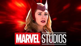 Elizabeth Olsen as Scarlet Witch.