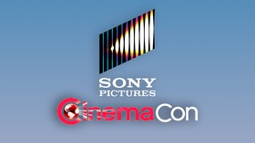Sony Pictures logo, CinemaCon logo.