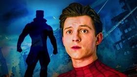 Spider-Man Tom Holland, villain silhouette