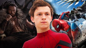 Kraven The Hunter, Tom Holland as Spider-Man, Spider-Man Homecoming Poster
