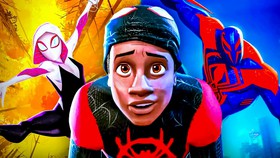 Miles Morales, Spider-Gwen, Spider-Man 2099 in Spider-Verse movie