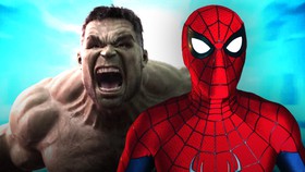 Spider-Man, Gray Hulk.