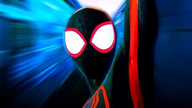 Spider-Man Miles Morales in Spider-Verse.