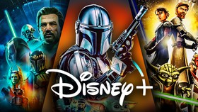 Disney+ logo, The Mandalorian, The Clone Wars, Zero Company.