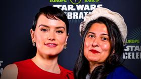 Daisy Ridley and Sharmeen Obaid-Chinoy