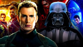Chris Evans as Steve Rogers, Darth Vader.