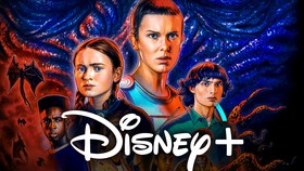 Disney Plus logo, Stranger Things Season 5 poster