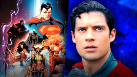 Justice League comic cover, David Corenswet as Superman