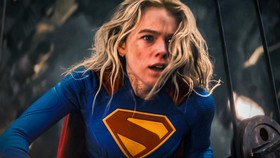 Milly Alcock as Supergirl in Supergirl movie