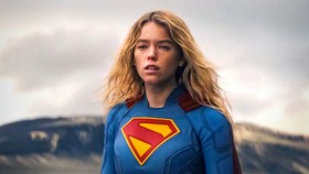 Supergirl, played by Milly Alcock, in Supergirl movie ending