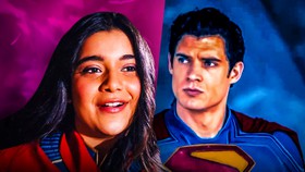 Iman Vellani as Ms Marvel, David Corenswet as Superman