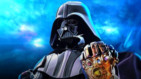 Darth Vader with the Infinity Gauntlet