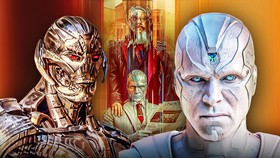 Ultron and Vision in VisionQuest.