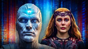 White Vision, Scarlet Witch.