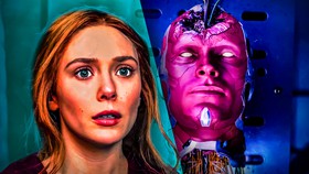 Scarlet Witch Wanda, Vision head