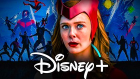 WandaVision Wanda Maximoff, Disney Plus logo