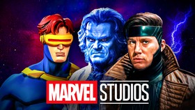 Cyclops from X-Men '97, Beast, Gambit, Marvel Studios logo