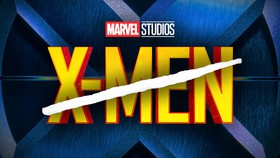 Marvel Studios X-Men logo, line through X-Men font