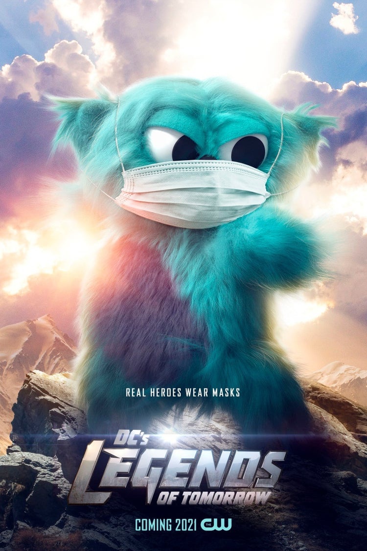 Beebo with a mask