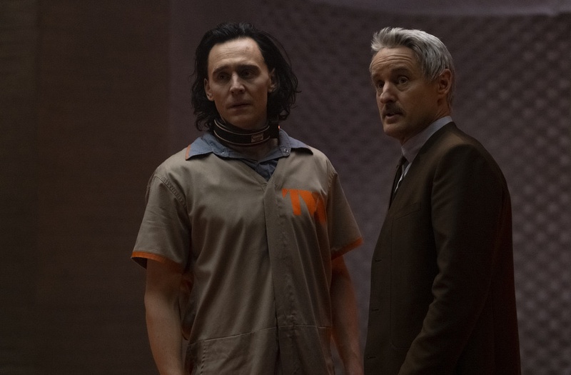 Loki in his TVA jail suit for the Disney+ MCU adventure.