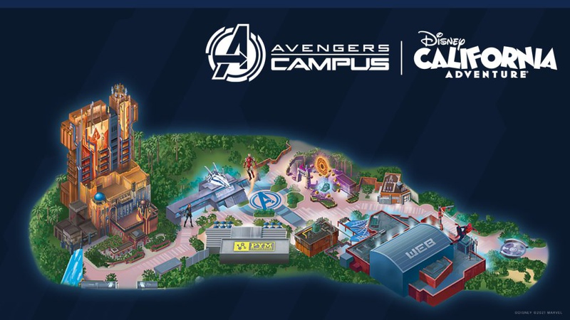 Disney Reveals Avengers Campus Map Featuring Black Panther ...