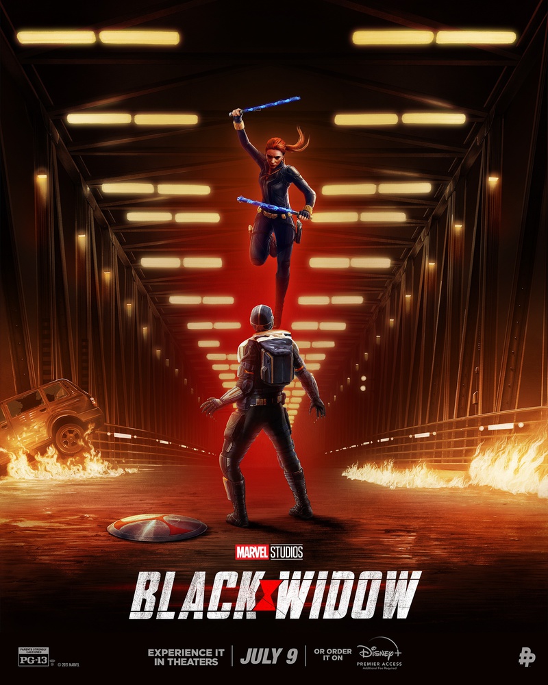 black widow movie poster