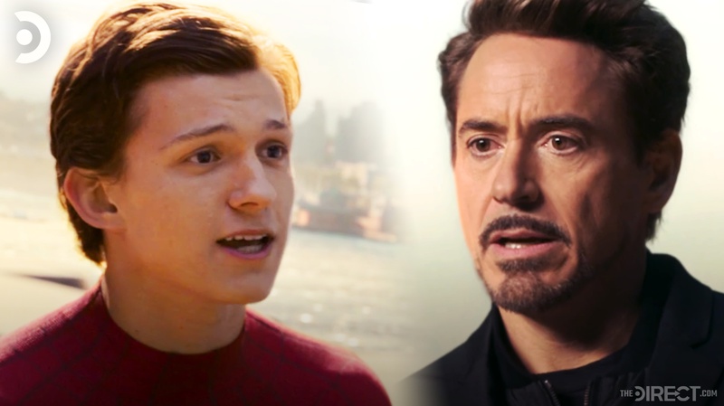 Peter Parker and Tony Stark in Spider-Man