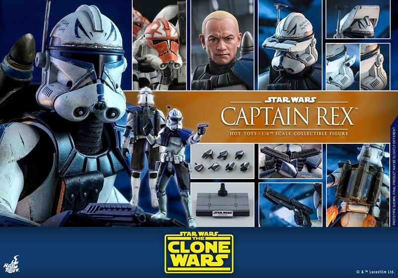 Clone Wars Captain Rex Hot Toys Figure