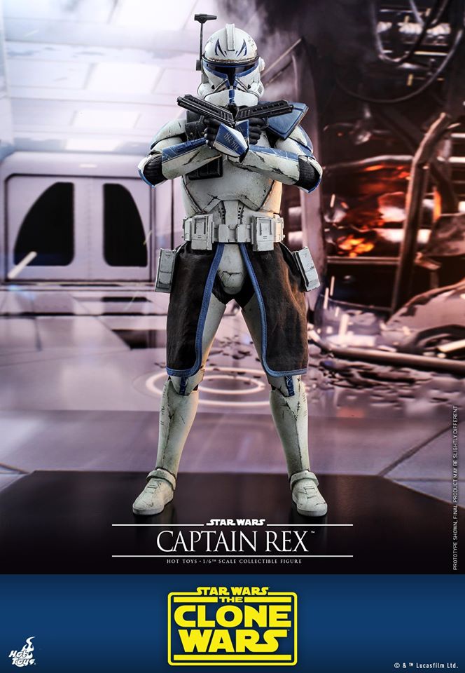 Clone Wars Captain Rex Hot Toys Figure