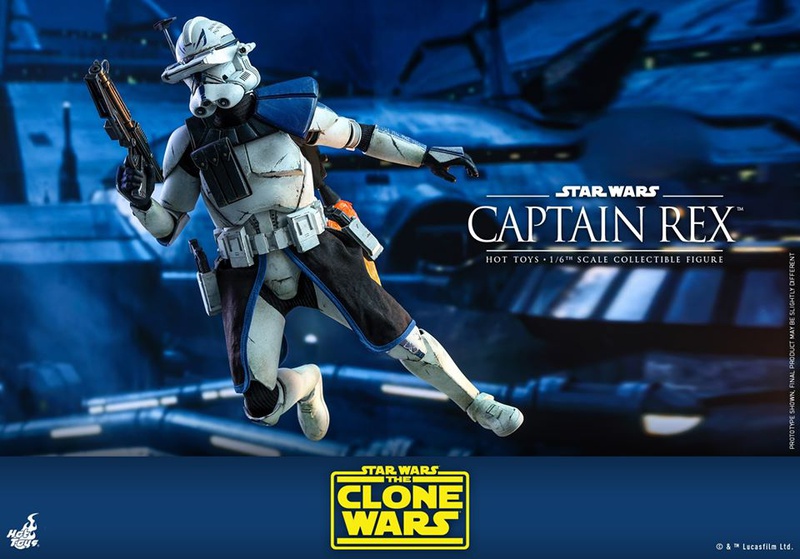 Clone Wars Captain Rex Hot Toys Figure